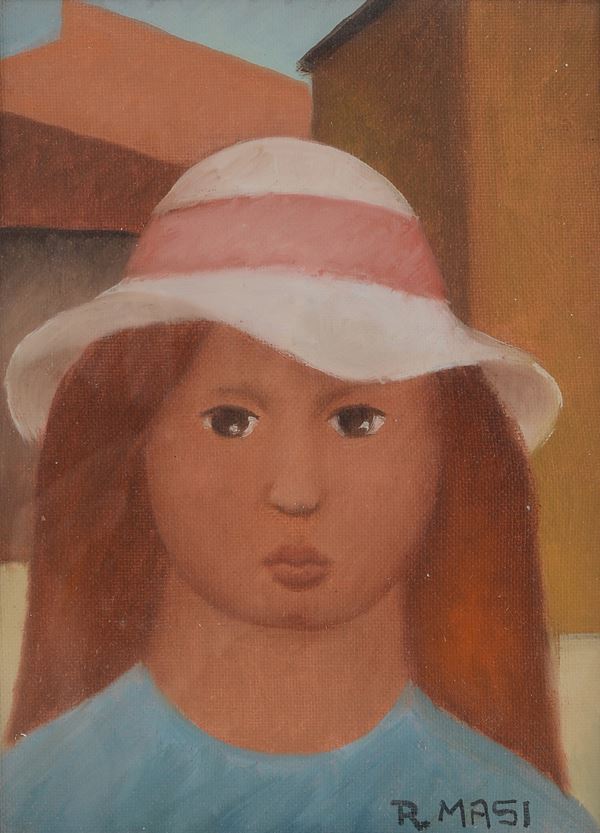 Roberto Masi - Ragazza con cappello