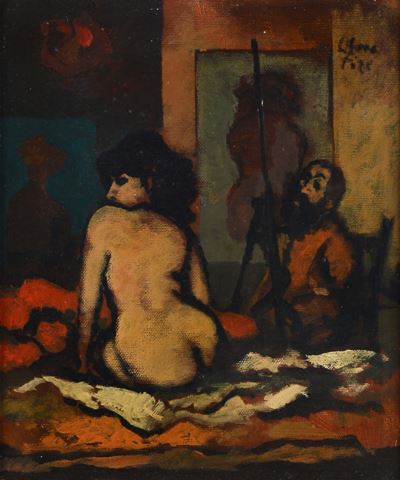 Figure, olio su tela (1979)