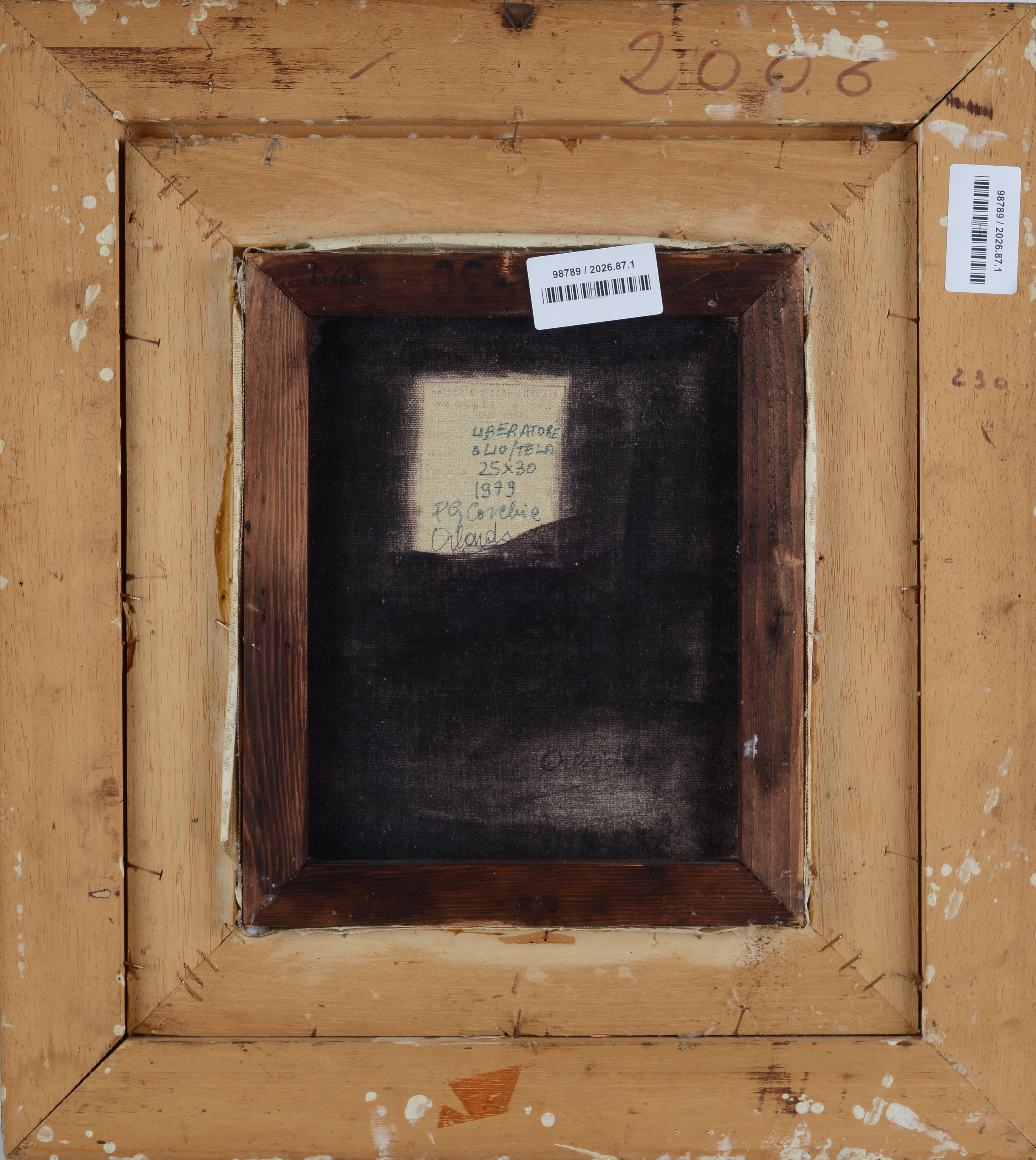 Fausto Maria Liberatore - Figure, olio su tela (1979)