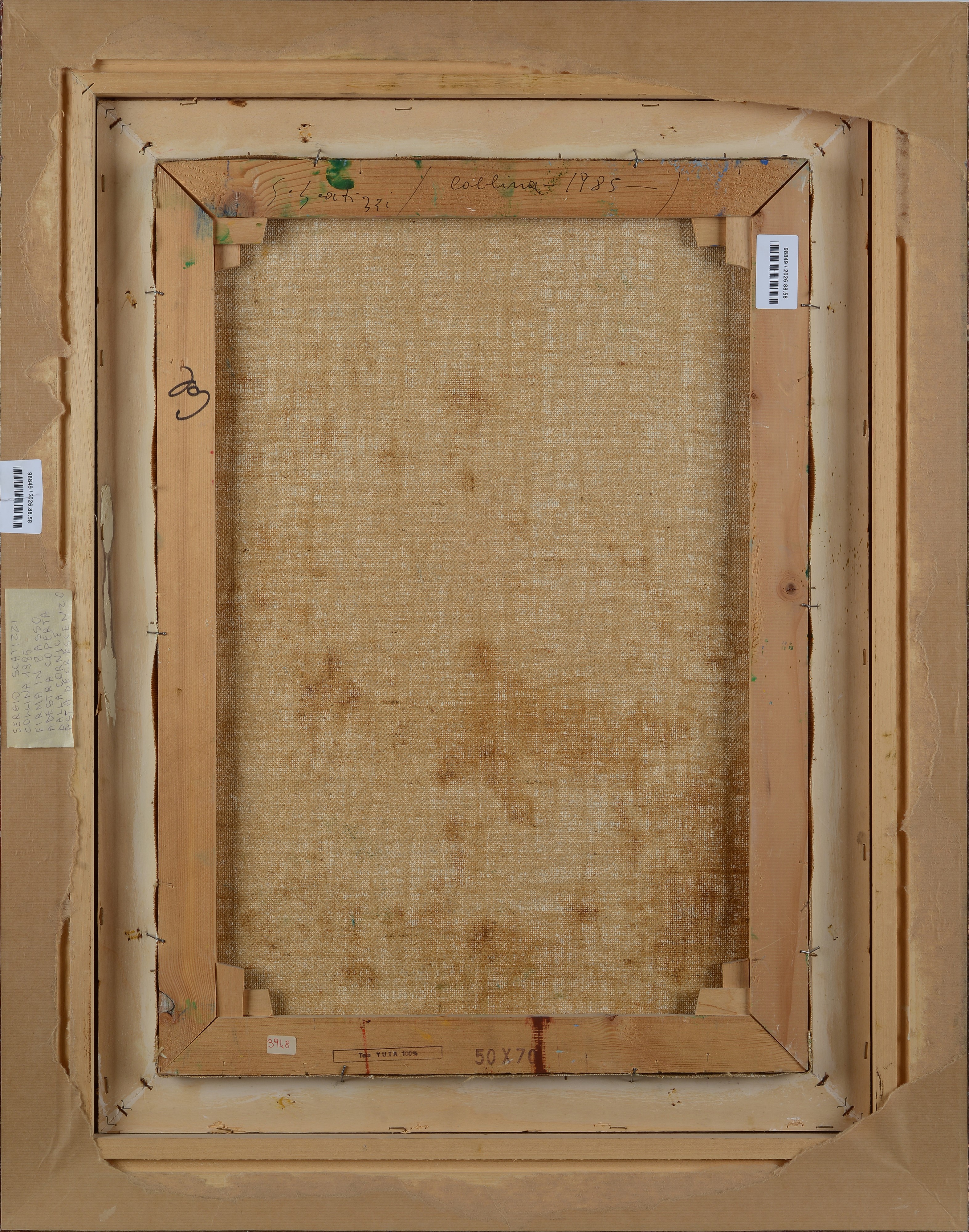 Sergio Scatizzi - Collina, olio su tela, 1985