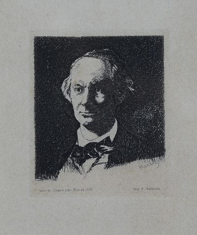 Ritratto di Baudelaire - Acquaforte, 1865