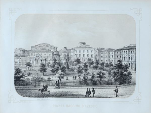 Anonimo, XX sec. - Piazza Massimo d'Azeglio