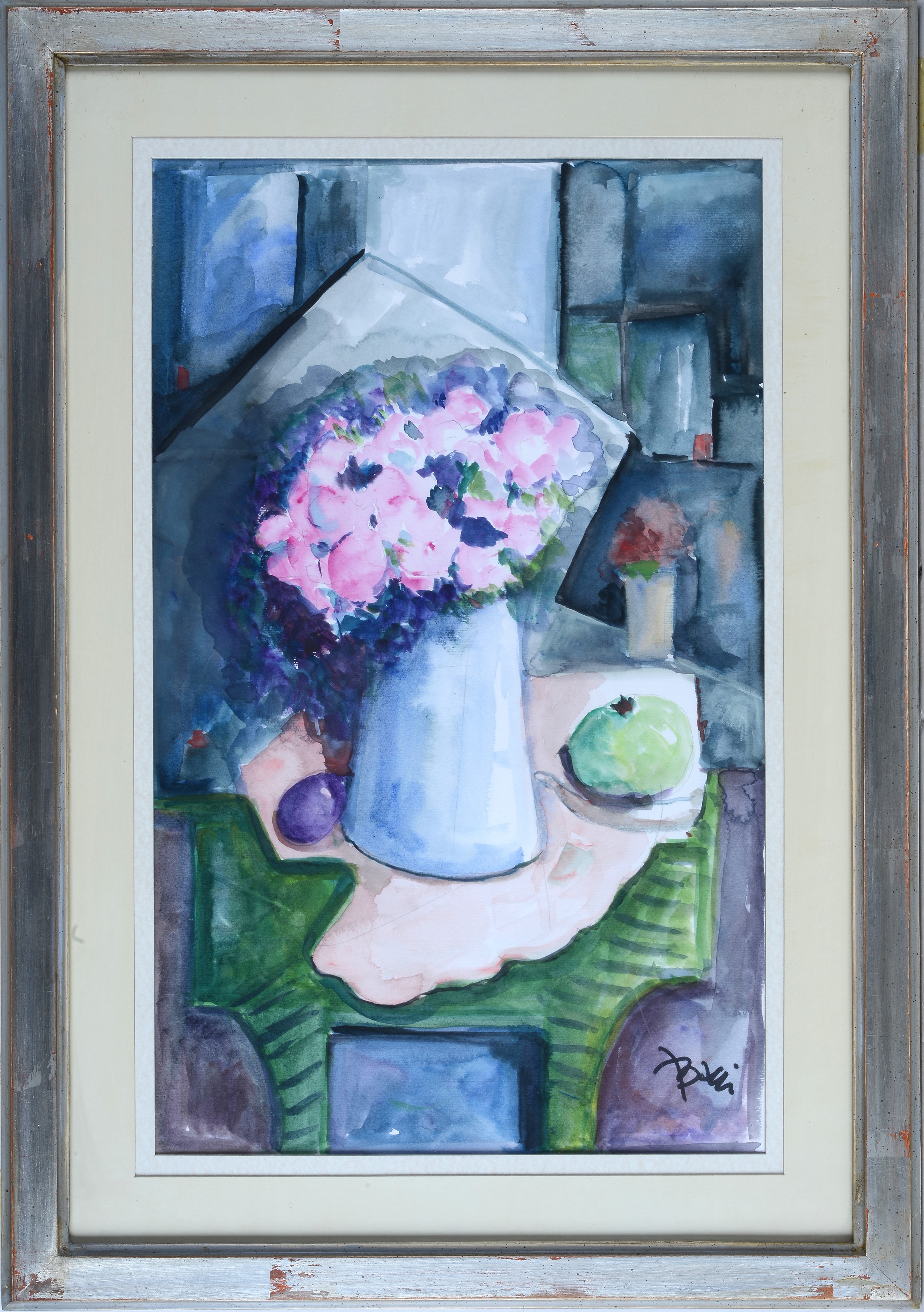 Felice Bacci - Fiori, acquerello su carta