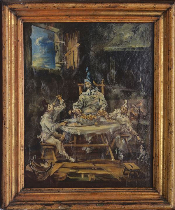 Alla maniera di Alessandro Magnasco - Il pranzo