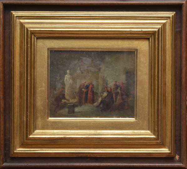 Anonimo, XIX sec. - Nello studio di Donatello