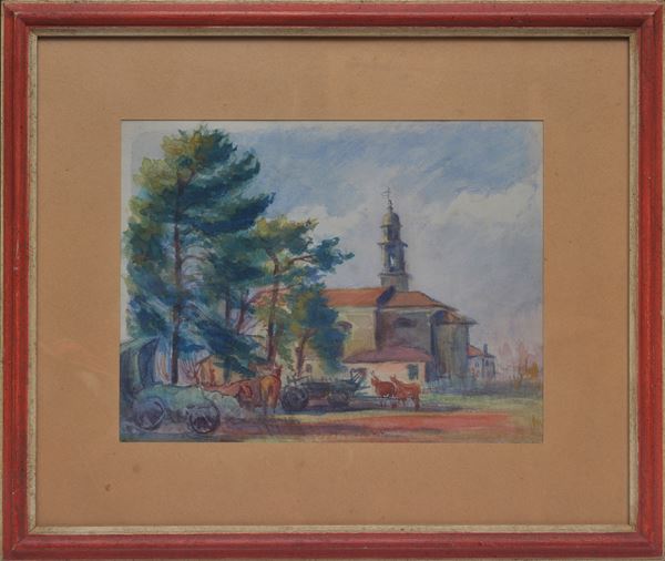 Anonimo, XX sec. - Paese veneto