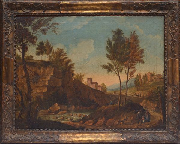 Anonimo, XIX sec. - Paesaggio 