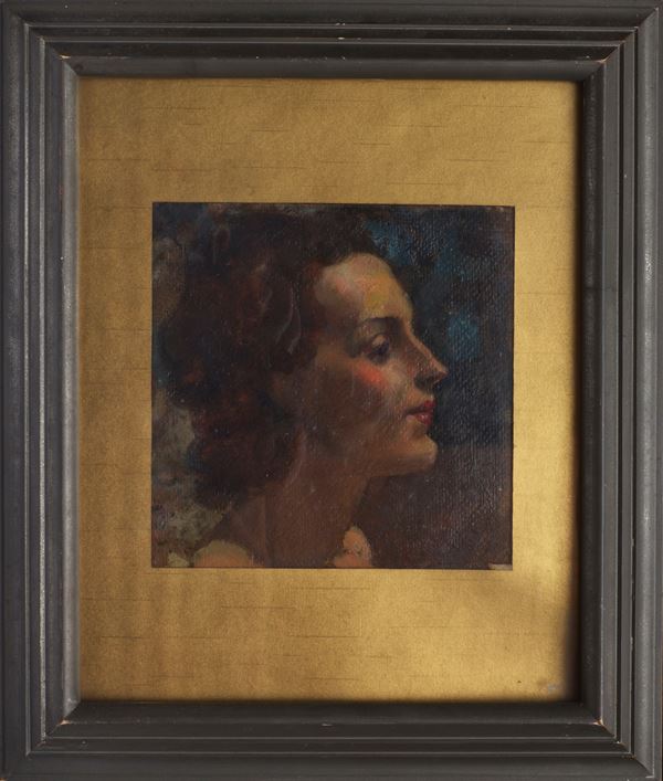 Anonimo, XX sec. - Profilo di donna
