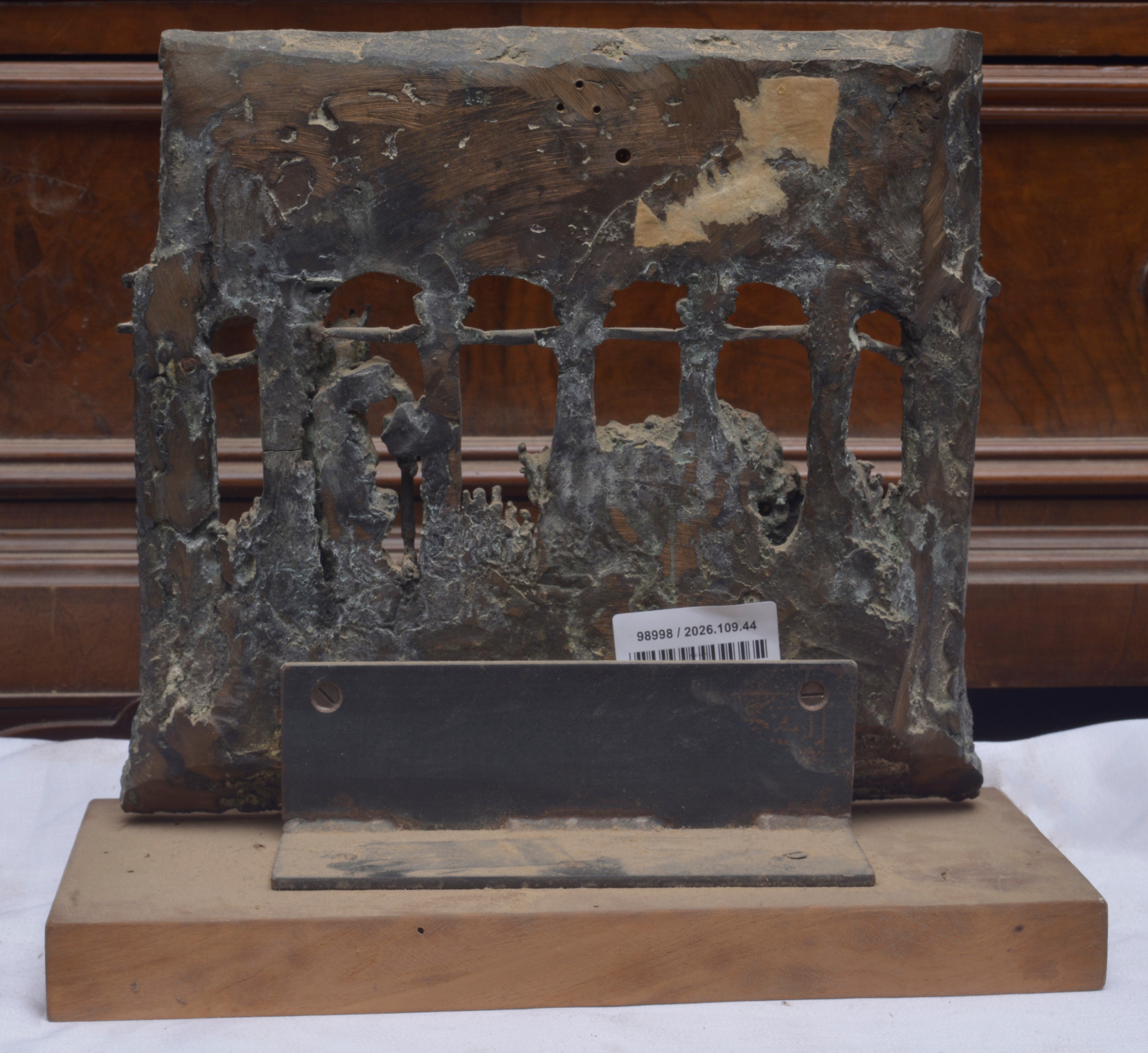 Girolamo Bonomi - Scuola degli asini, bronzo, 1975