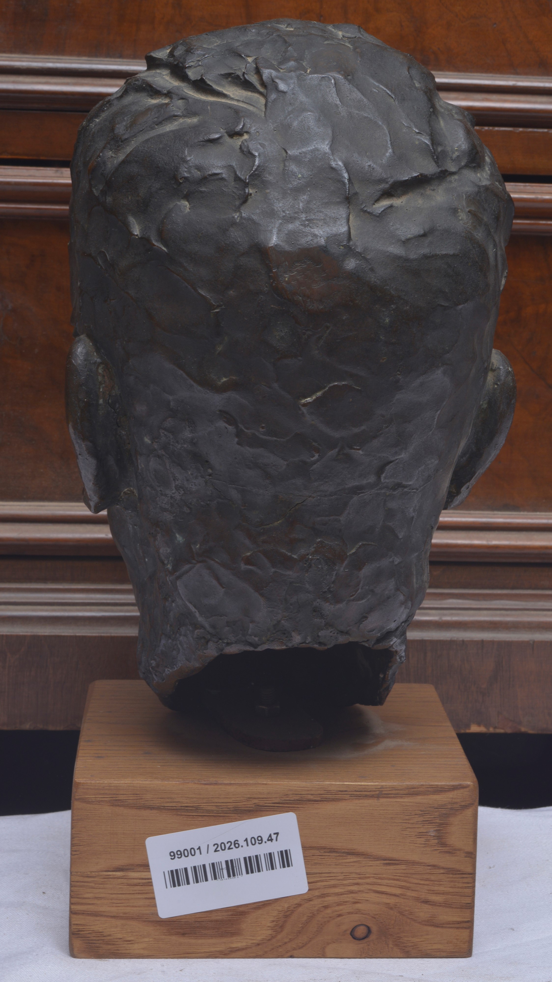Girolamo Bonomi - Testa di vecchio in bronzo