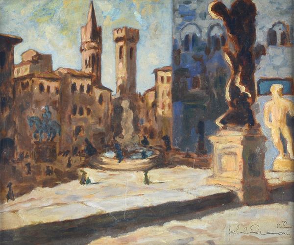 Giulio Cesare Romani - Piazza della Signoria