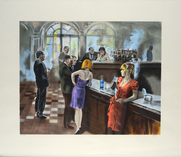 Alberto Sughi - Caffè