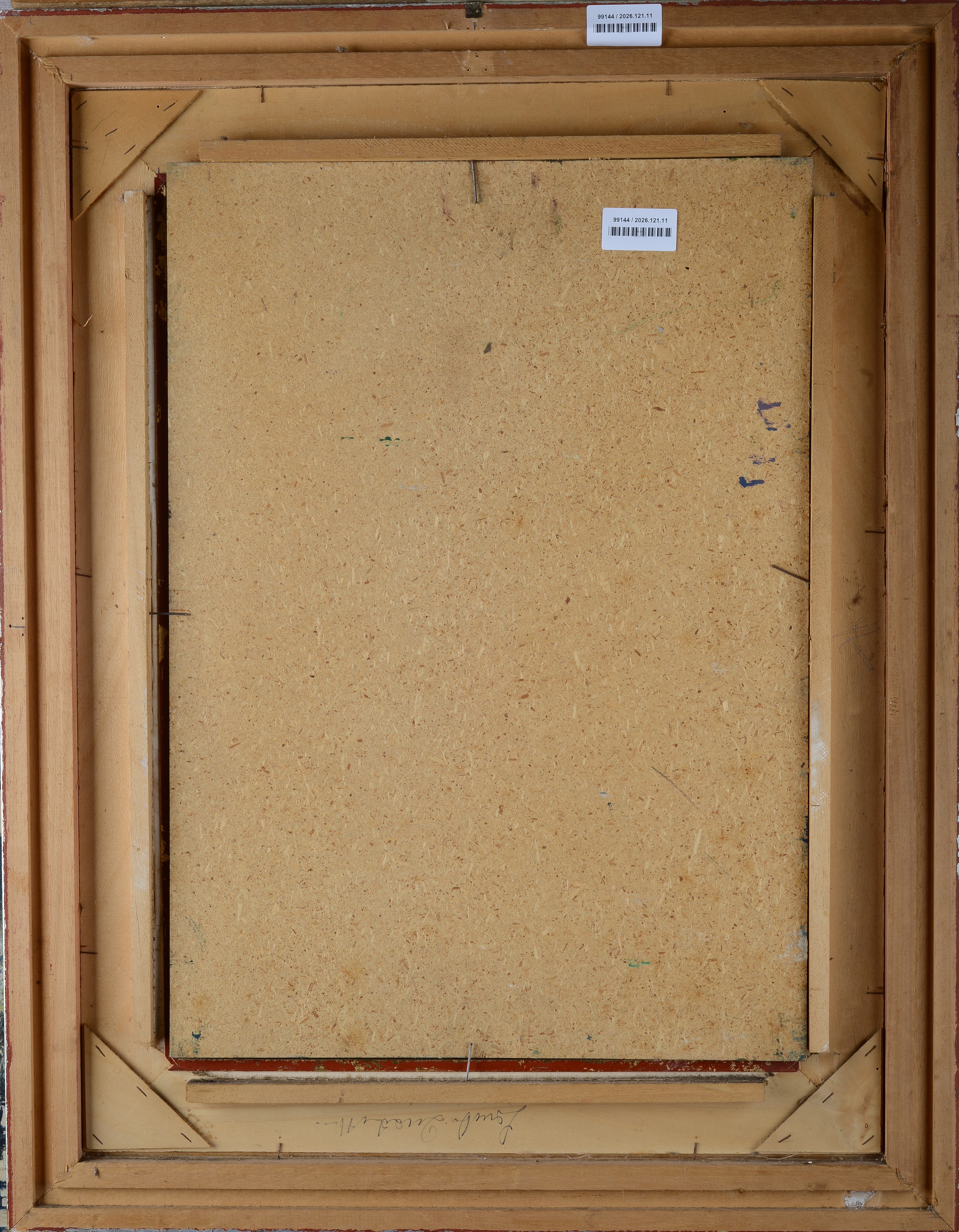 Renato Dorigatti - Case di Parigi, olio su masonite