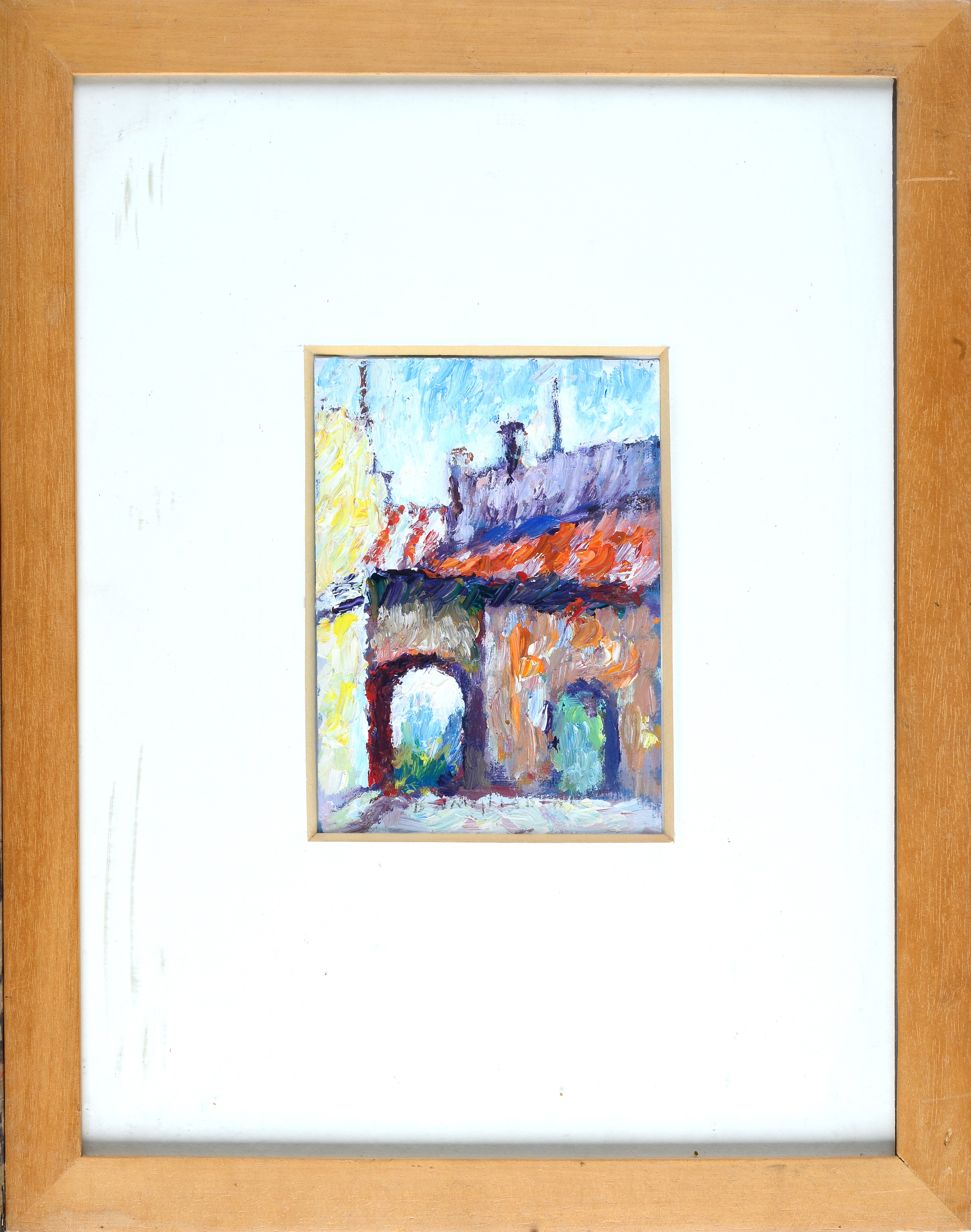 Dino Migliorini - Archi, olio su carta