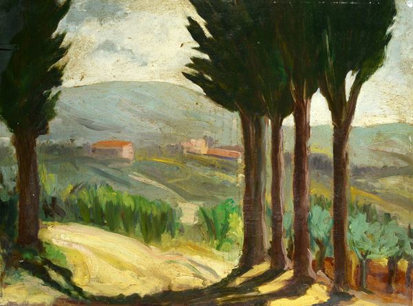Anonimo, XX sec. - Alberi