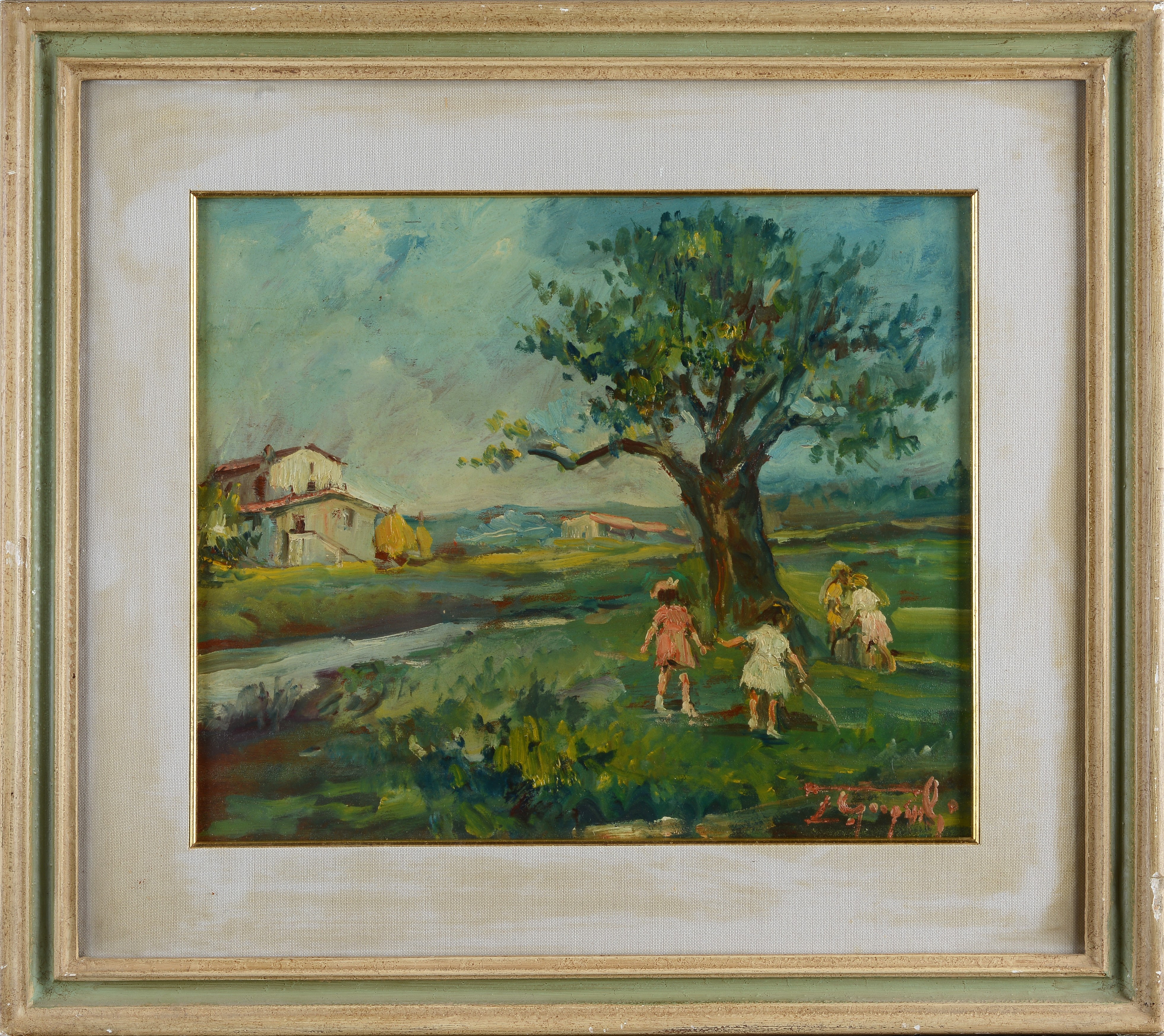 Campagna con bambini