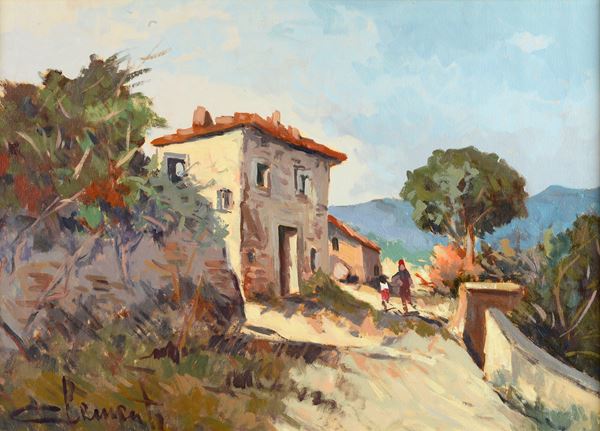 Anonimo, XX sec. - Strada di campagna