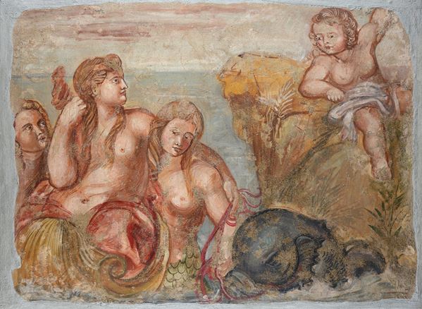 Anonimo, XX sec. - Galatea con ninfe e amorini