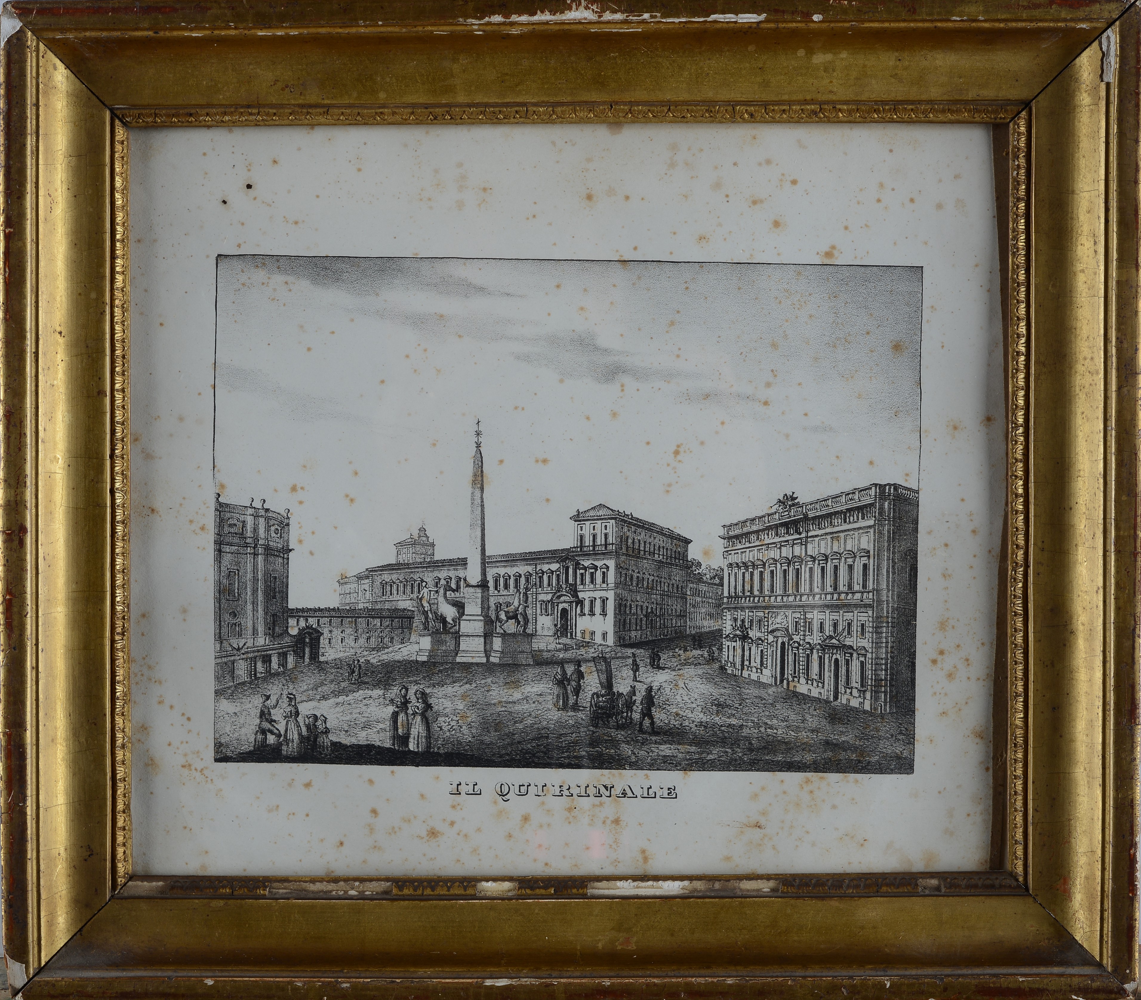 Litografie, Il Quirinale; Piazza della Colonna Antonina; Anfiteatro Flavio (detto Il Colosseo)