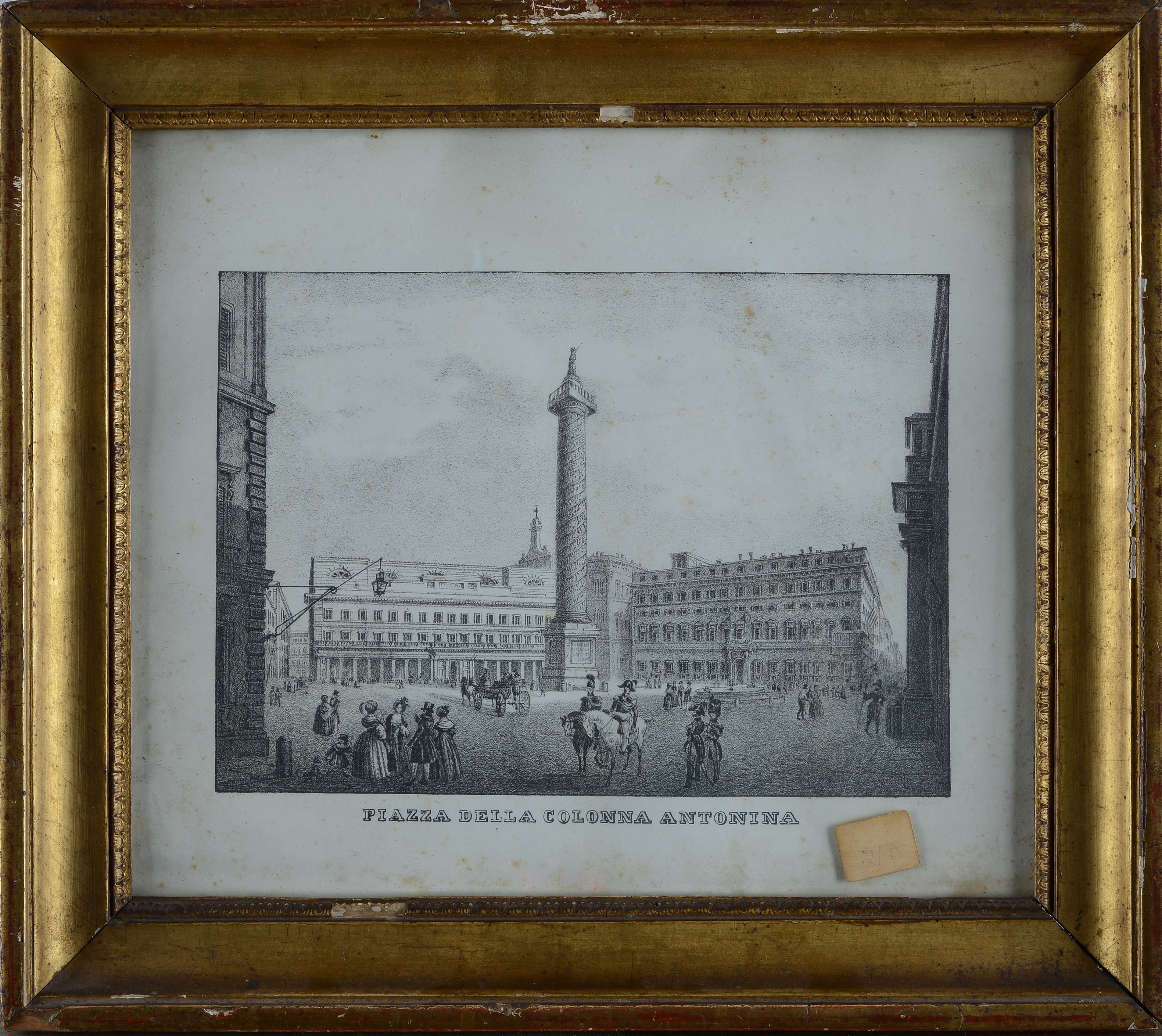 Litografie, Il Quirinale; Piazza della Colonna Antonina; Anfiteatro Flavio (detto Il Colosseo)