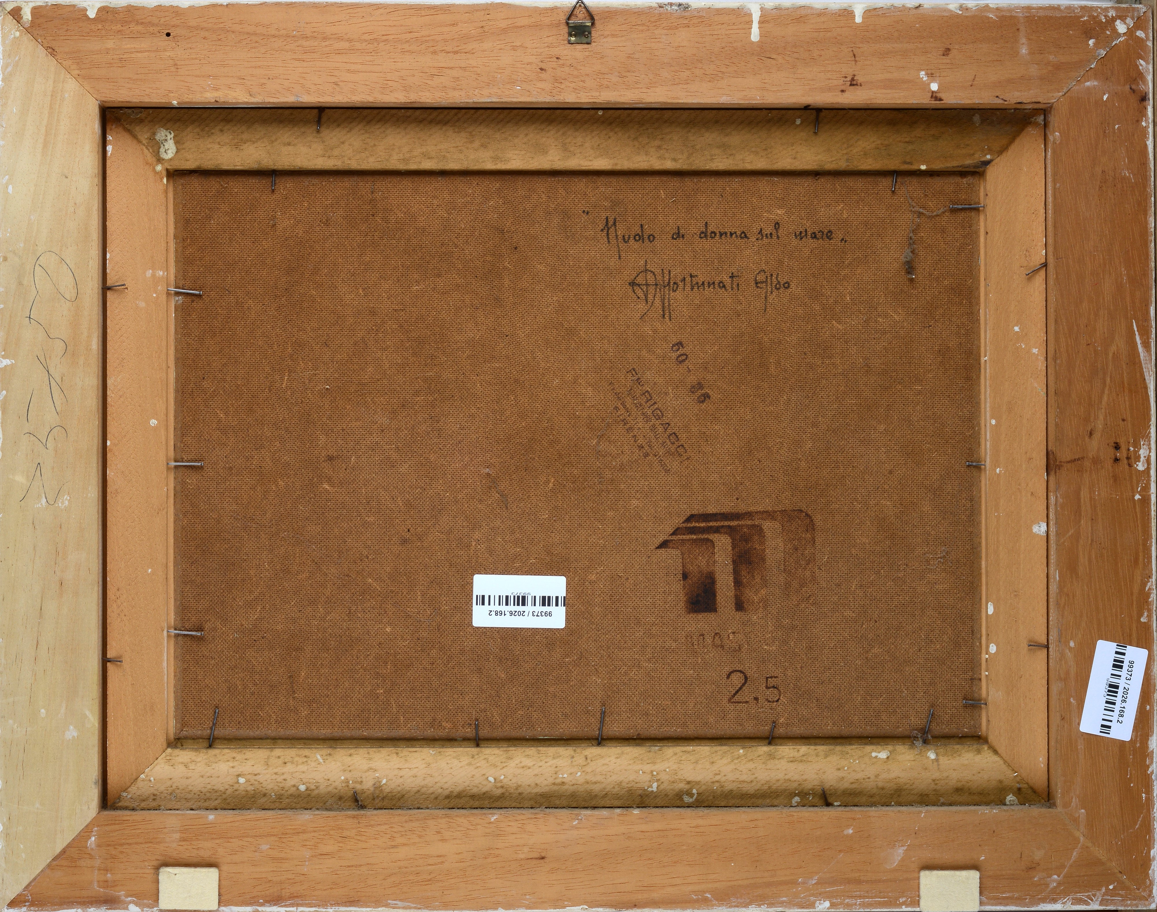 Nudo di donna sul mare