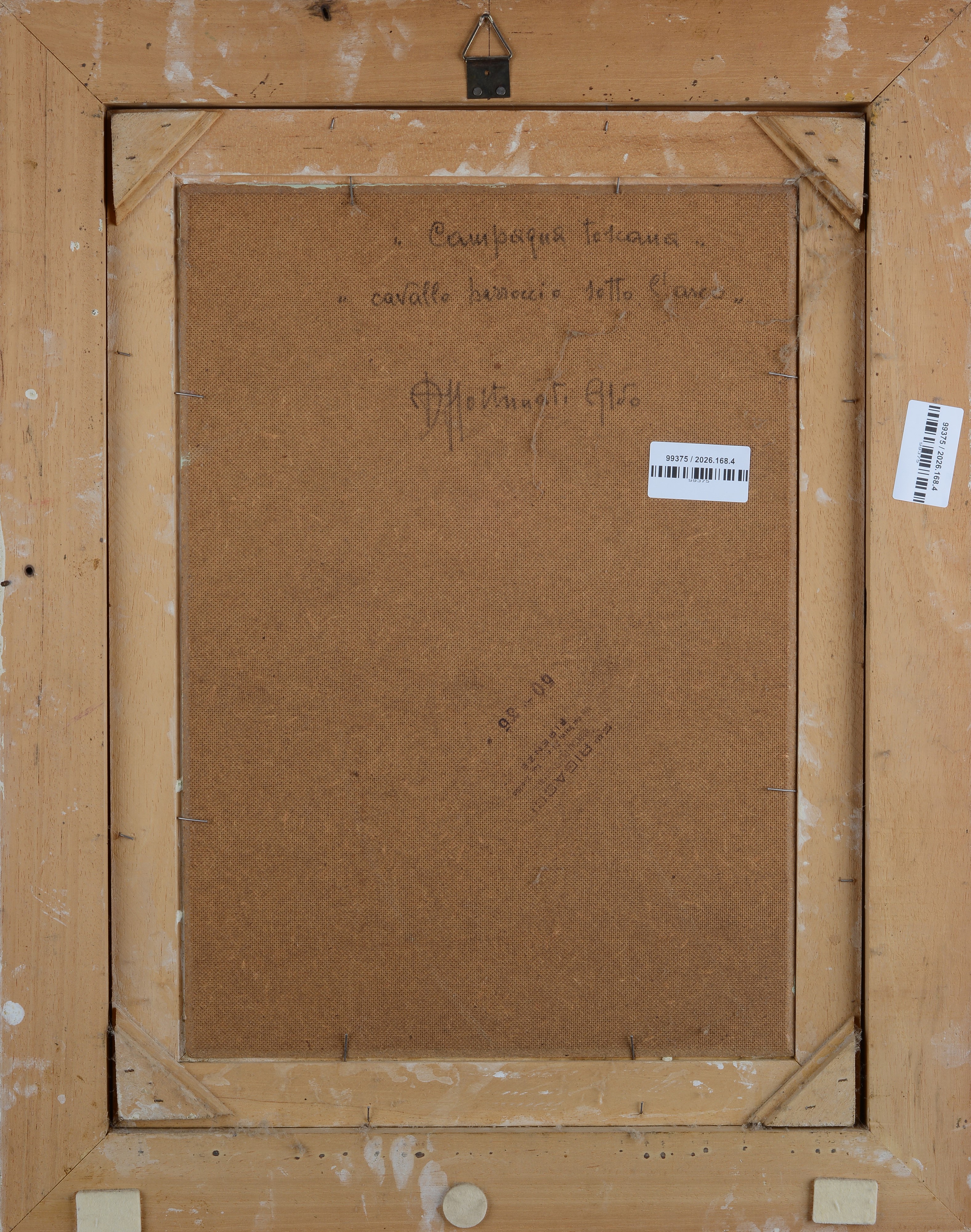 Campagna toscana - Cavallo barroccio sotto l'arco