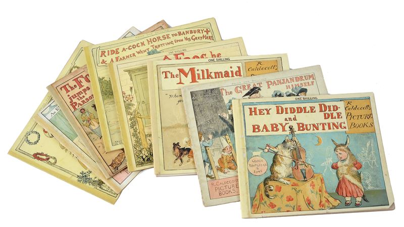 Lotto composto da otto libri della serie R. Caldecott Picture Books