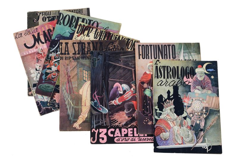 Lotto composto da 7 fiabe illustrate