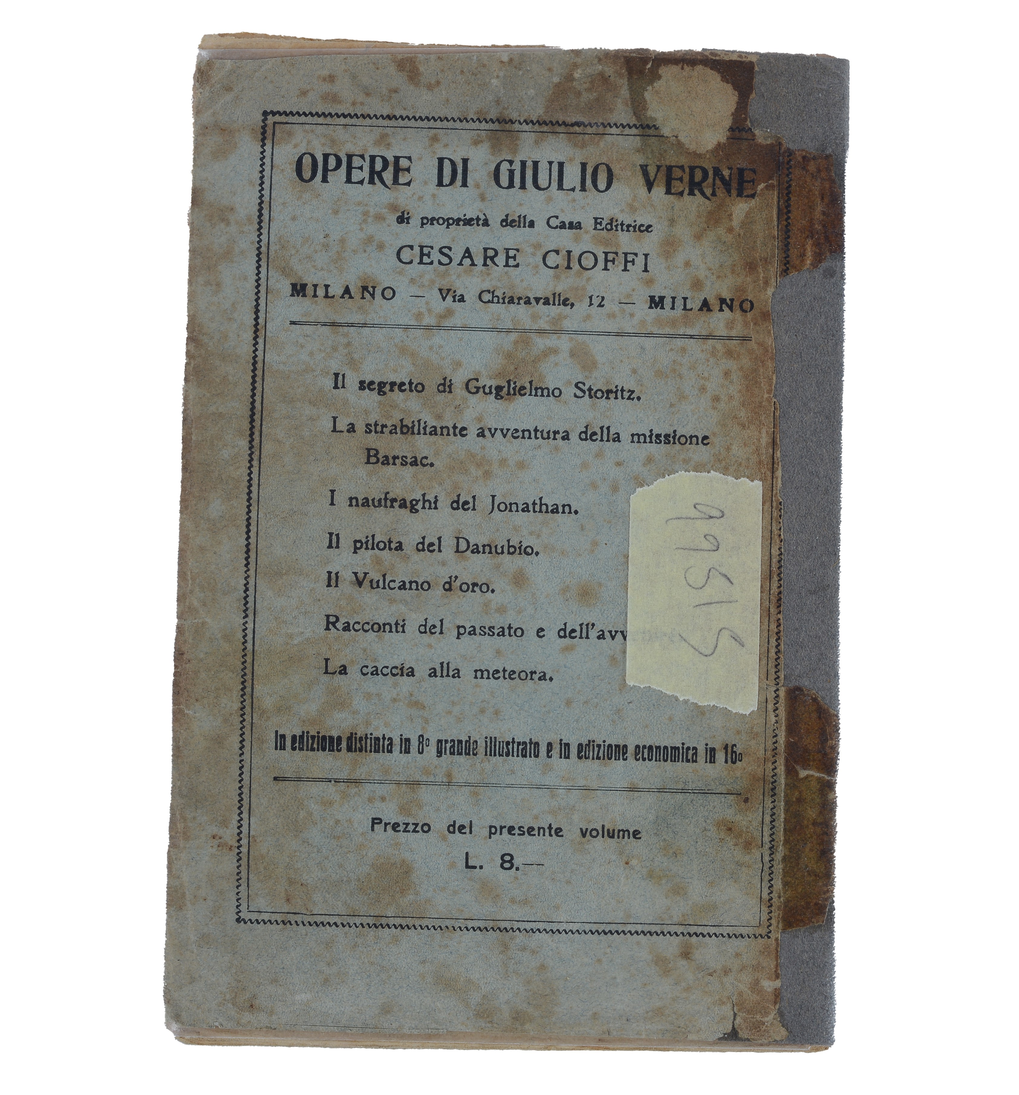 Racconti del Passato e dell'Avvenire di Giulio Verne