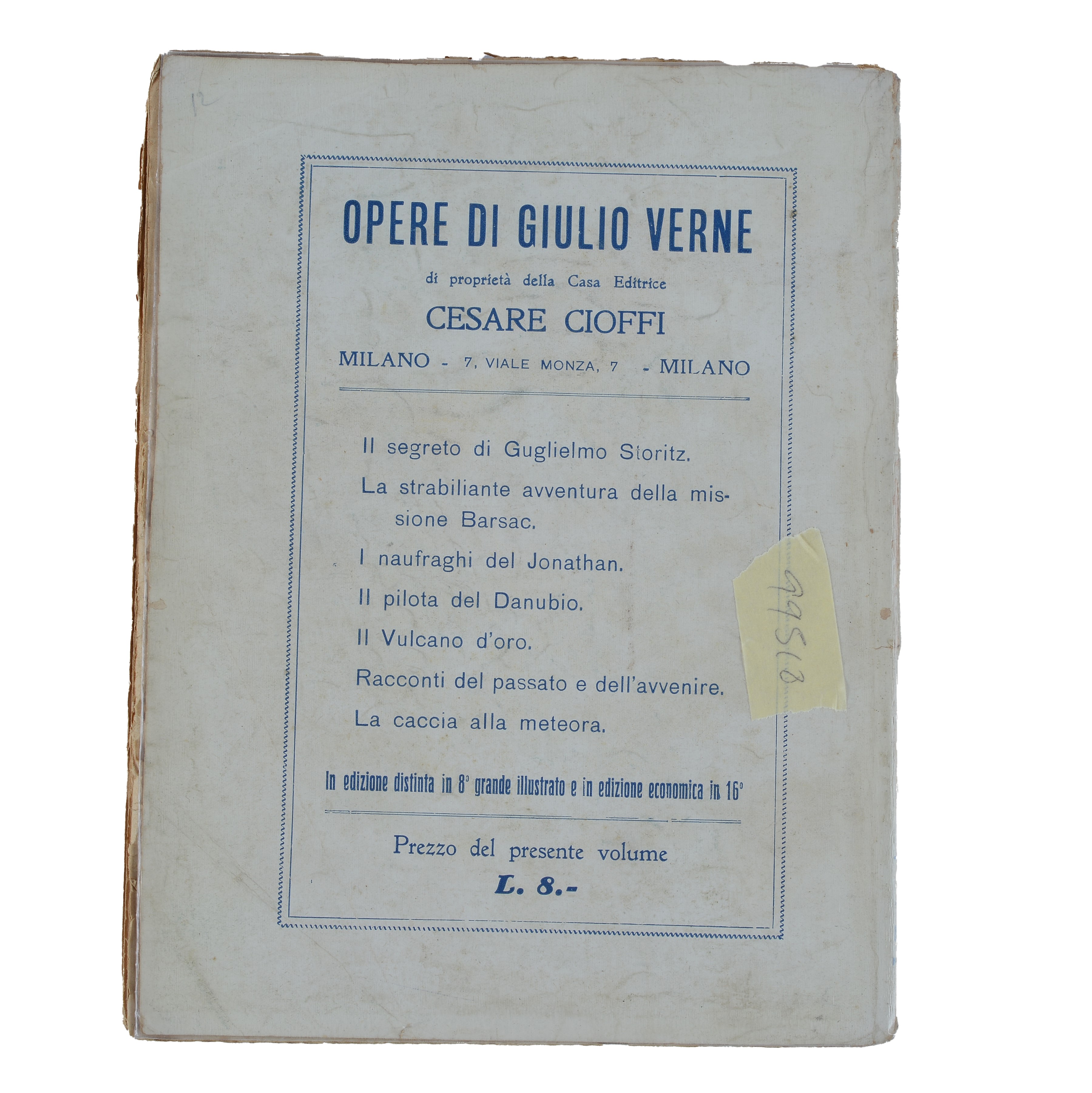 La Caccia alla Meteora di Giulio Verne