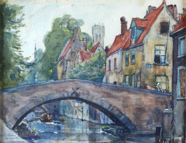 David Abraham Bueno de Mesquita - Strada di città con ponte