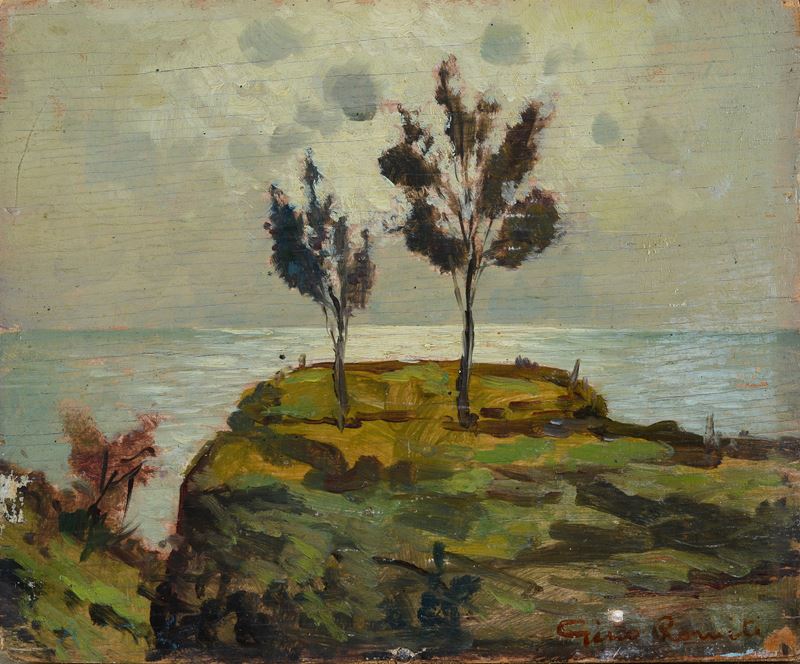 Paesaggio con alberi