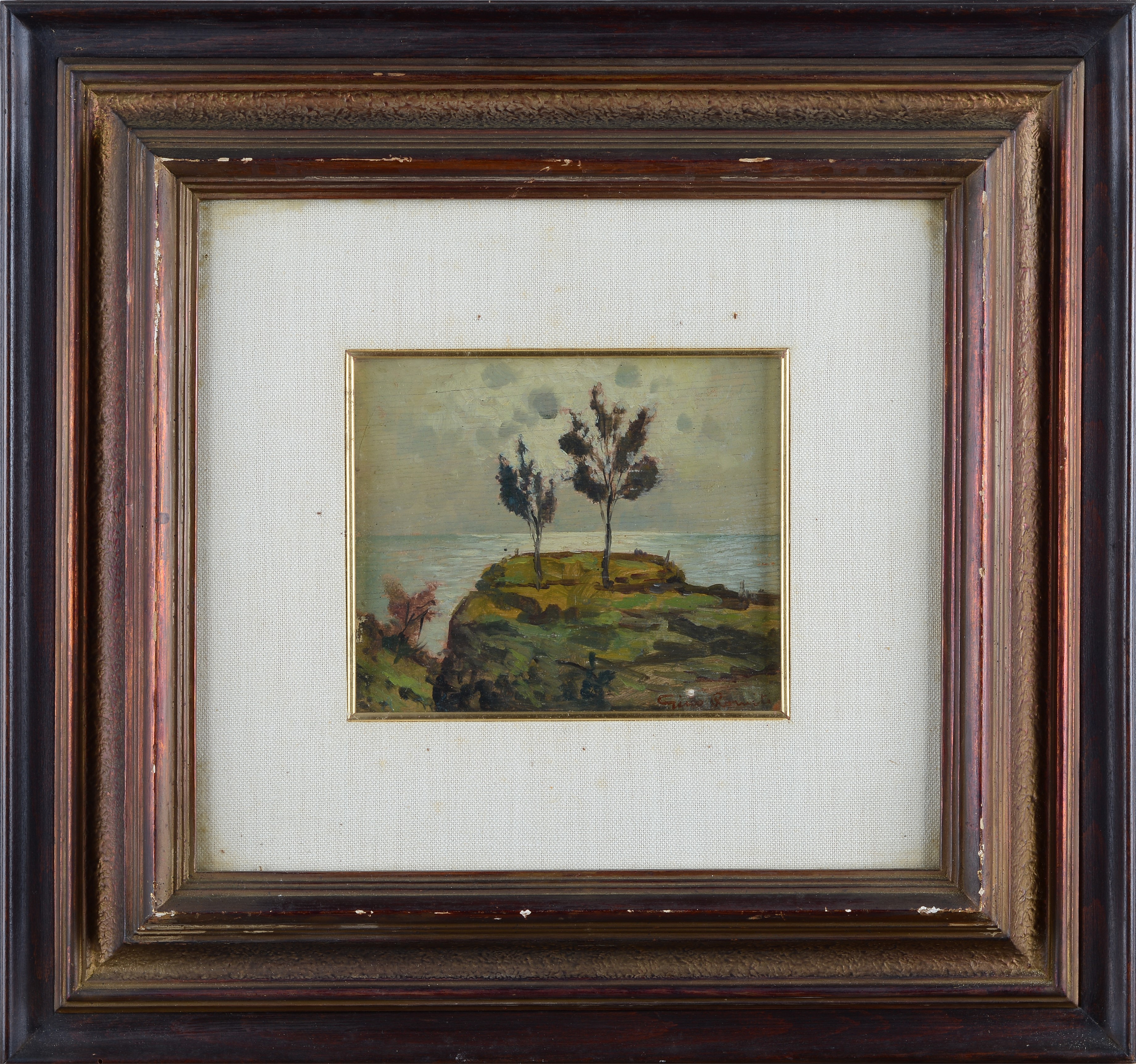 Paesaggio con alberi