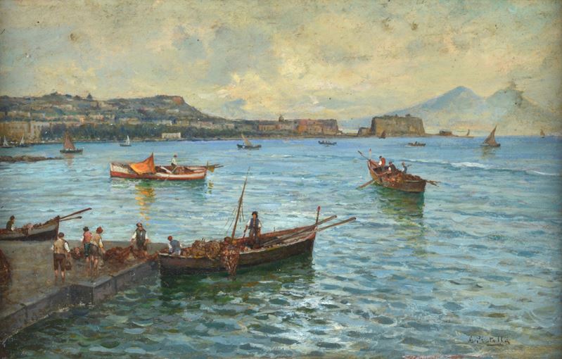 Pescatori nel Golfo di Napoli
