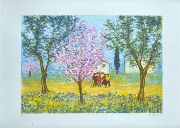Michele Cascella - Paesaggio